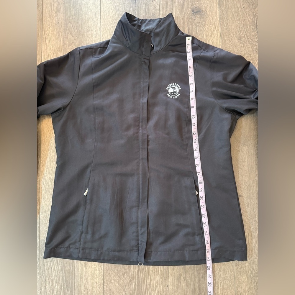 Cutter & Buck Pebble Beach Golf Links Weather Tech Zip Up Jacket Women’s Size XL - Picture 6 of 7